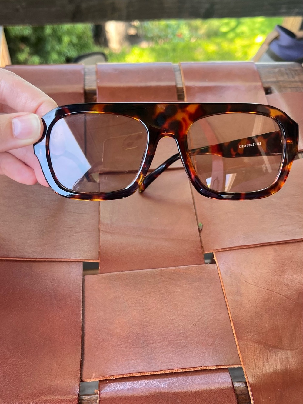 Commense tortie aviators acrylic lightly used!